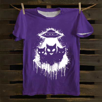 Unisex Vintage Alien Horror Movie Cotton T-Shirt