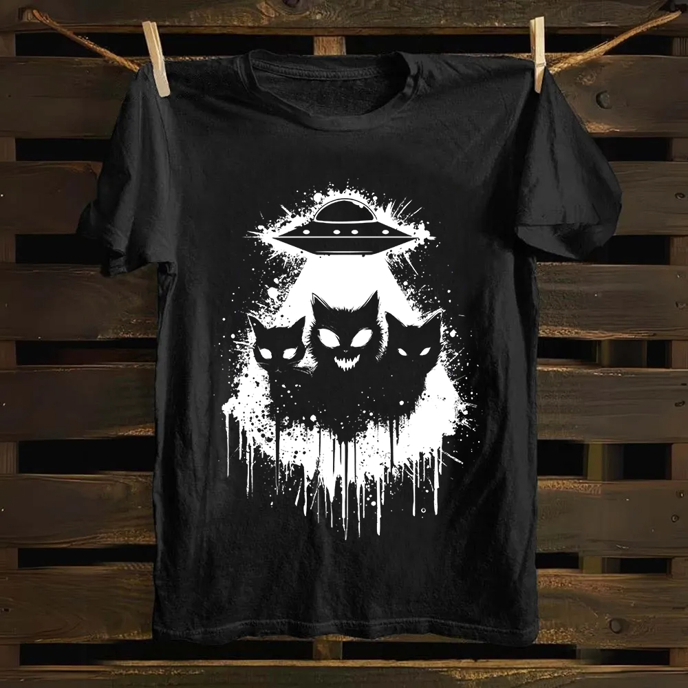 Unisex Vintage Alien Horror Movie Cotton T-Shirt