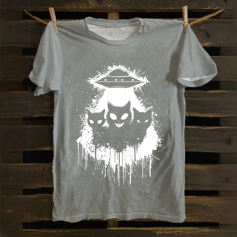 Unisex Vintage Alien Horror Movie Cotton T-Shirt