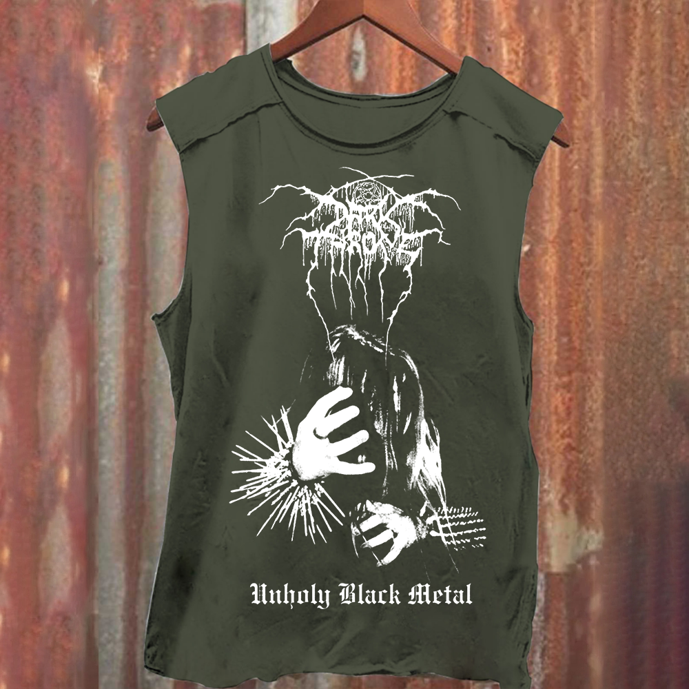Unisex Vintage Washed Darkthrone Tank Top