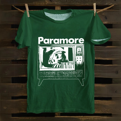 Unisex Vintage Paramore Band Cotton T-Shirt
