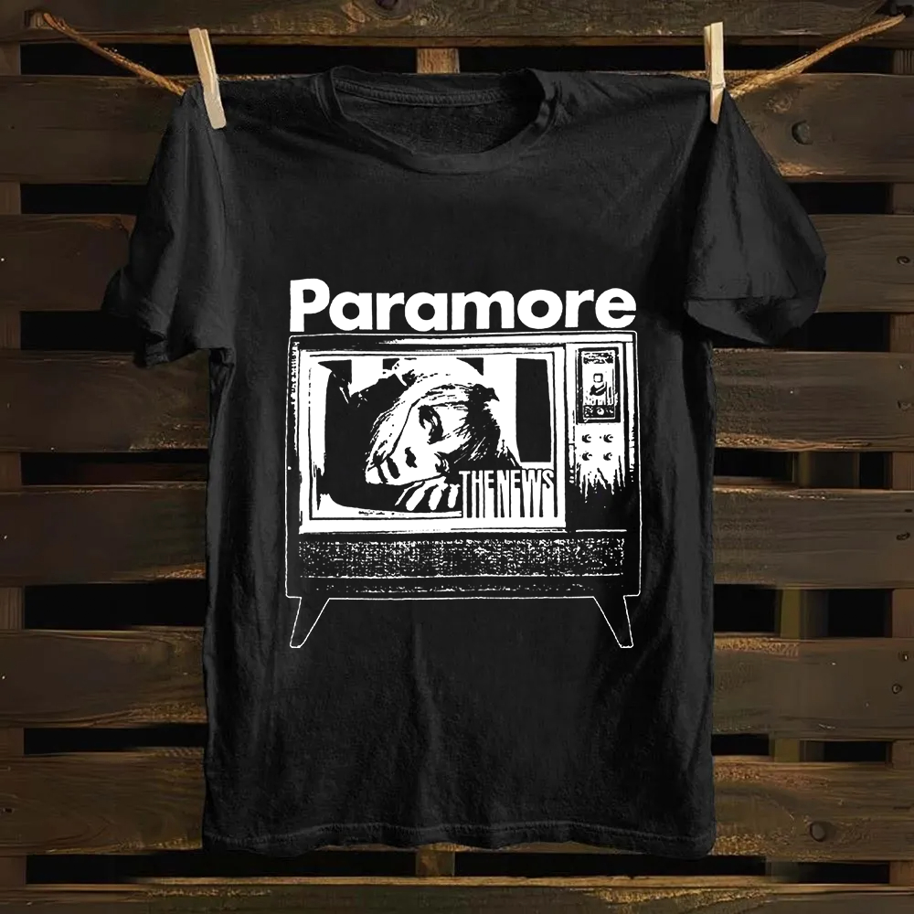 Unisex Vintage Paramore Band Cotton T-Shirt