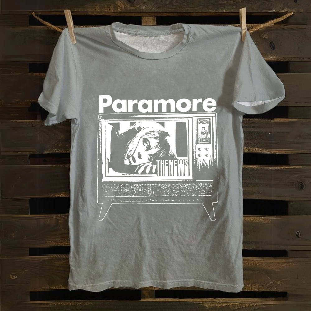 Unisex Vintage Paramore Band Cotton T-Shirt