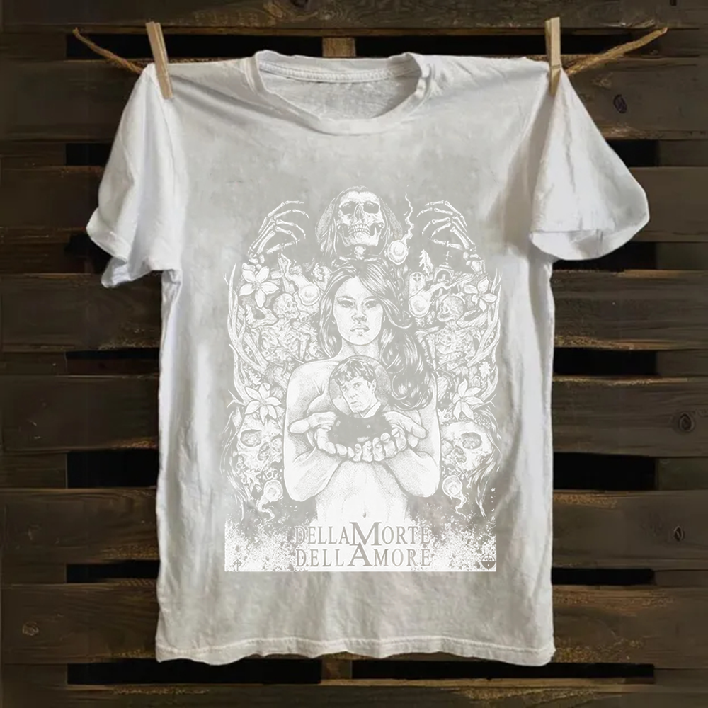 Unisex Vintage Cemetery Man(1994) Horror Movie Cotton T-Shirt