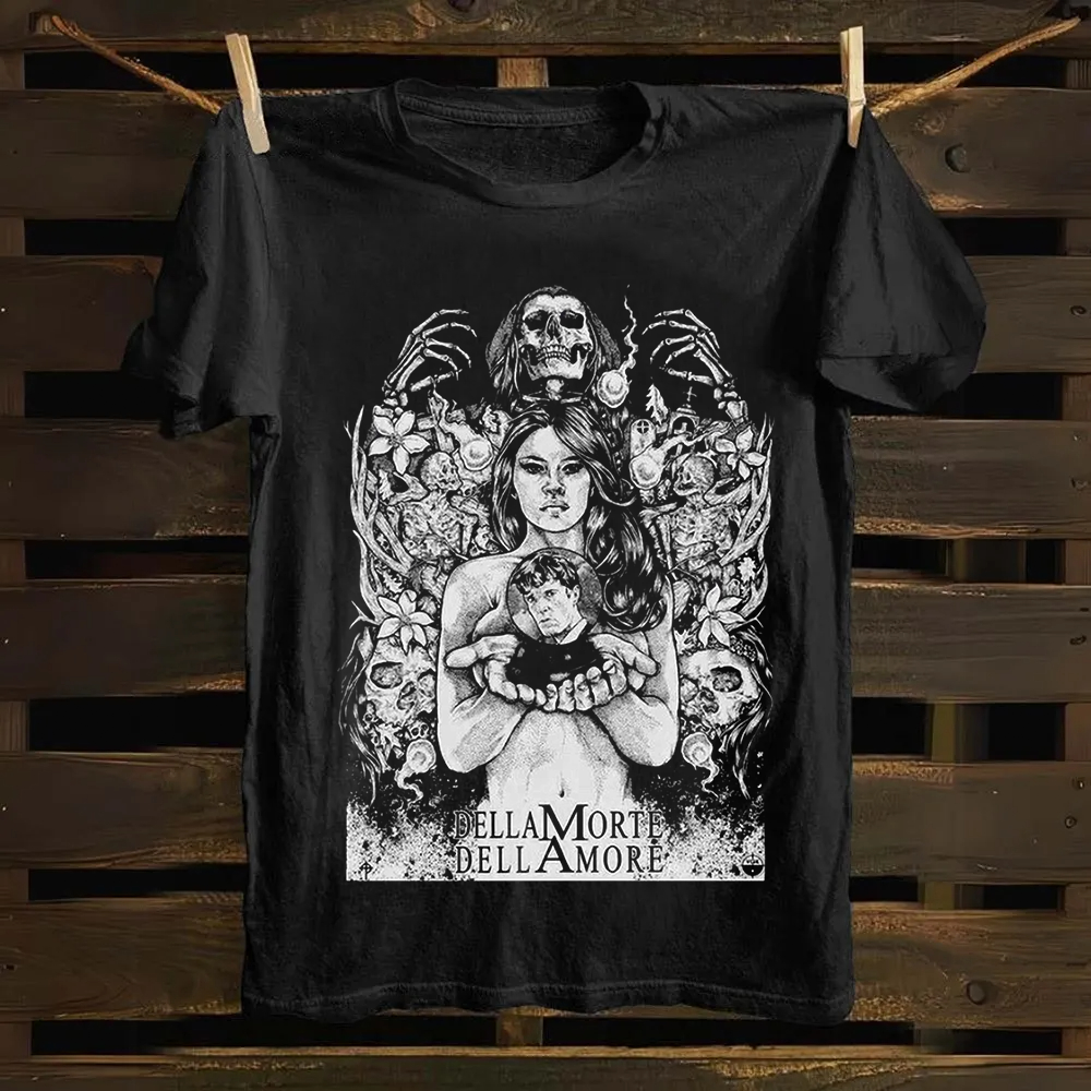 Unisex Vintage Cemetery Man(1994) Horror Movie Cotton T-Shirt