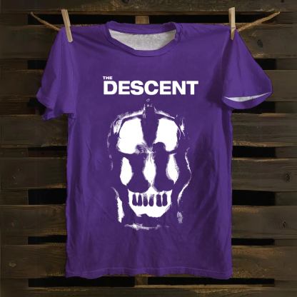 Unisex Vintage The Descent 2005 horror movie Cotton T-Shirt