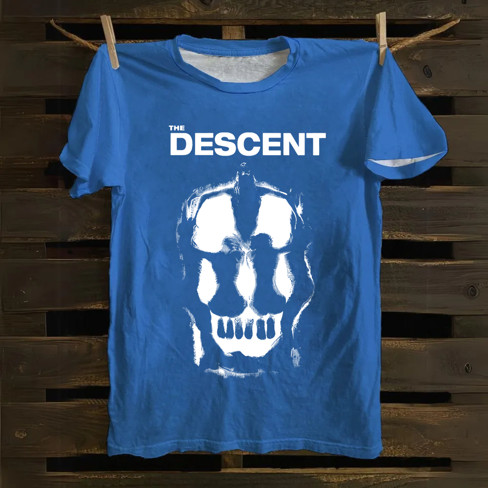 Unisex Vintage The Descent 2005 horror movie Cotton T-Shirt