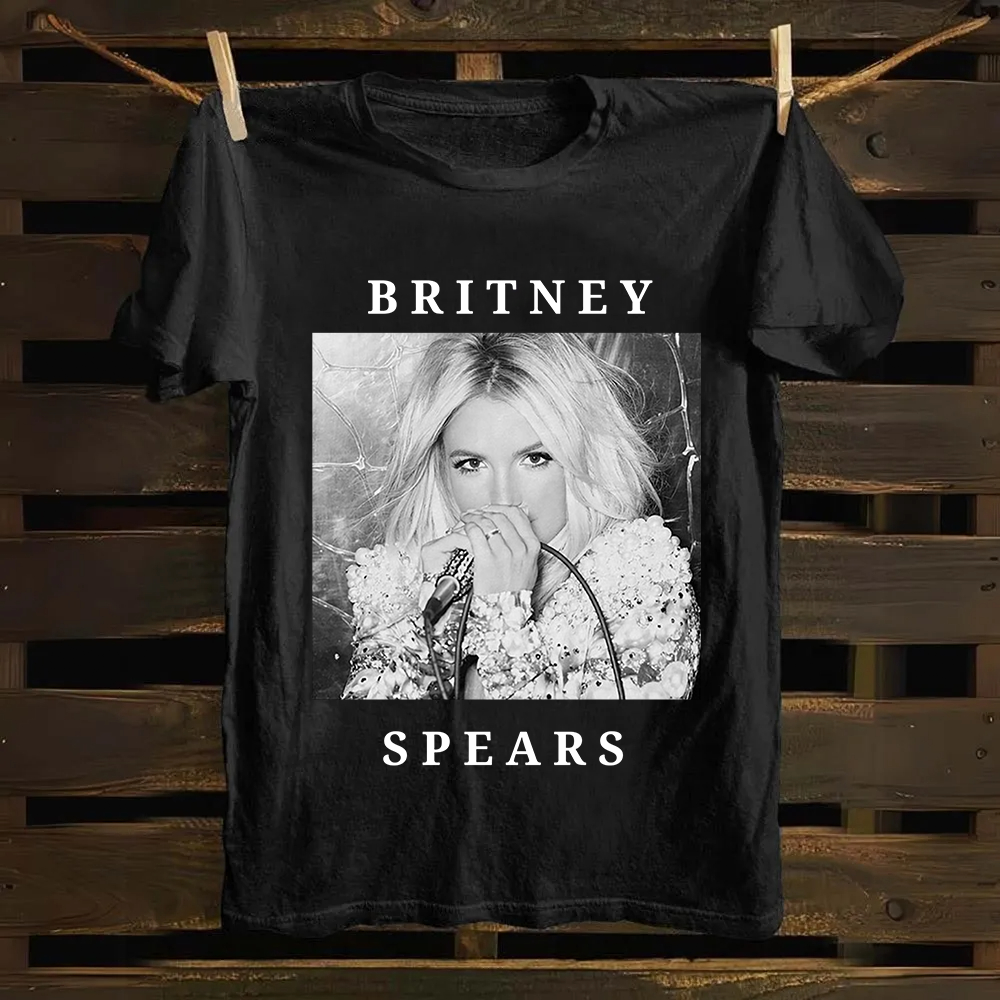 Unisex Vintage  Britney Spears Cotton T-Shirt