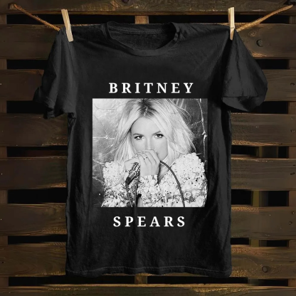 Unisex Vintage  Britney Spears Cotton T-Shirt