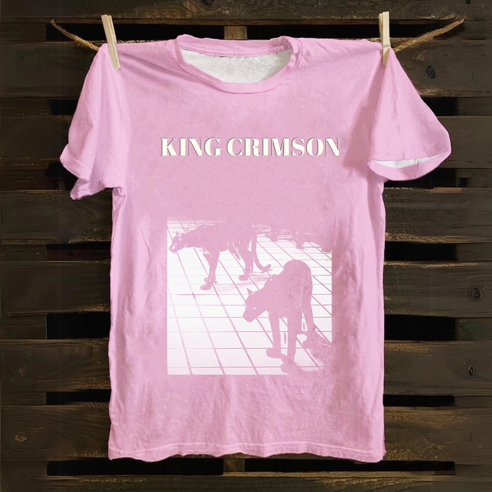 Unisex Vintage King Crimson Band Cotton T-Shirt