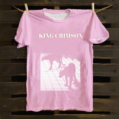 Unisex Vintage King Crimson Band Cotton T-Shirt