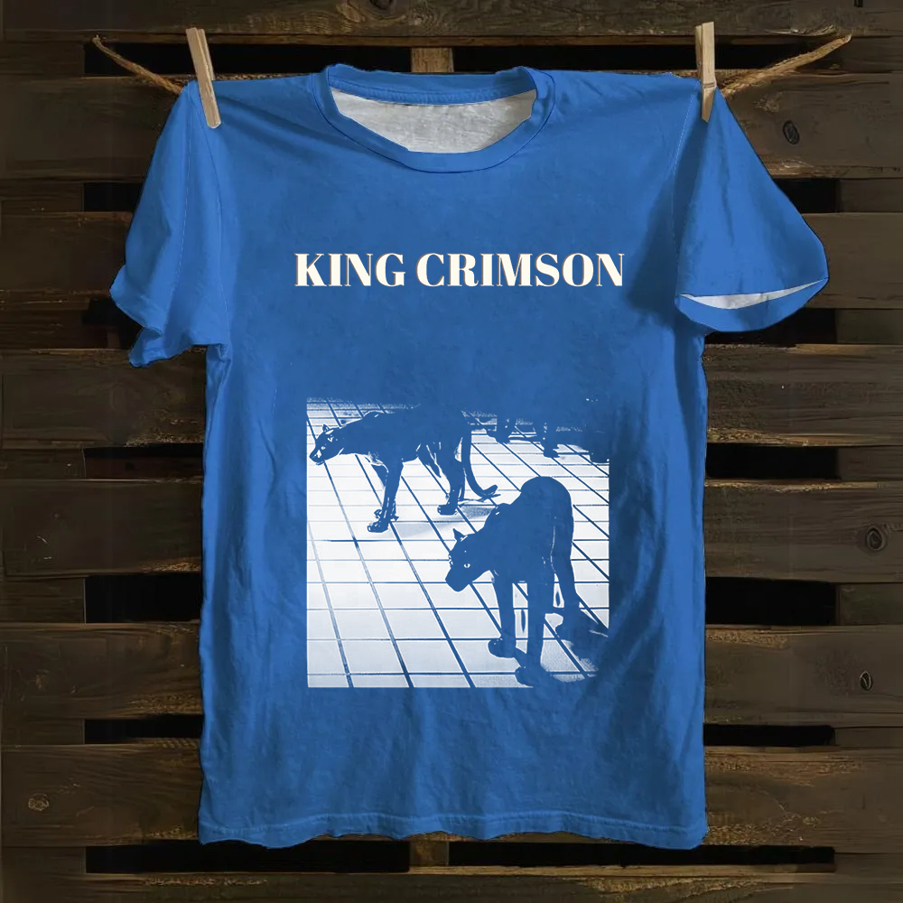Unisex Vintage King Crimson Band Cotton T-Shirt