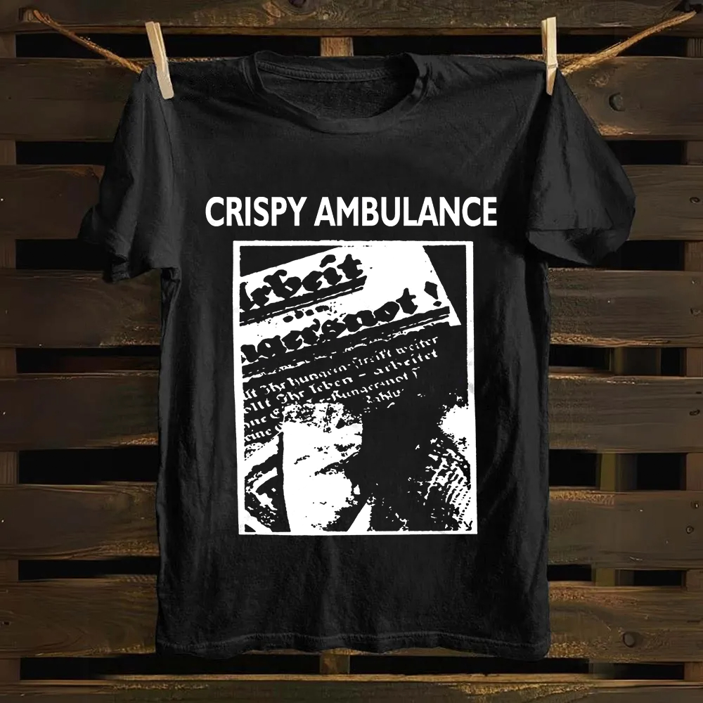 Unisex Vintage Crispy Ambulance Band Cotton T-Shirt