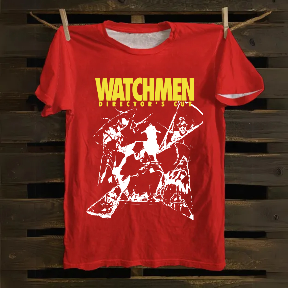 Unisex Vintage Watchmen Crime Movie Cotton T-Shirt