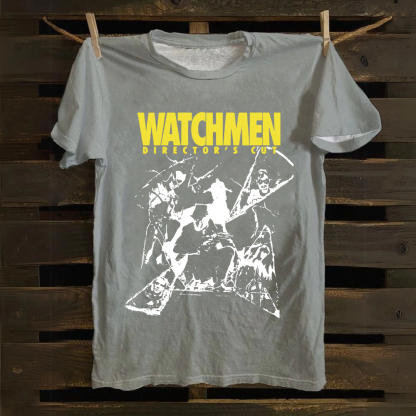 Unisex Vintage Watchmen Crime Movie Cotton T-Shirt