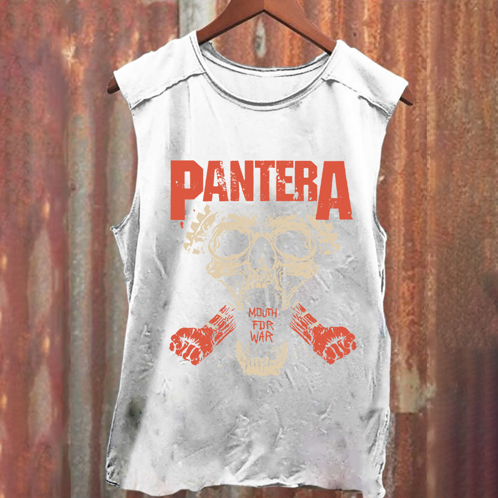 Unisex Vintage Washed Pantera Tank Top