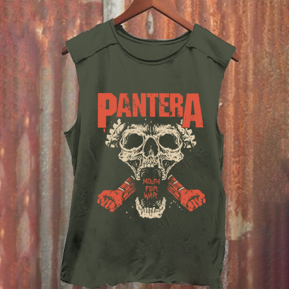 Unisex Vintage Washed Pantera Tank Top