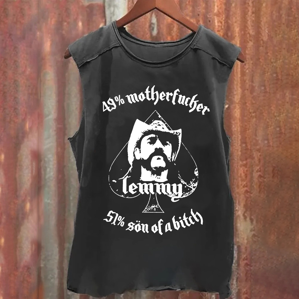Motörhead Vintage Washed Lemmy Motorhead Tank Top