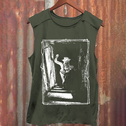 Unisex Vintage Washed  The Nurse Tank Top