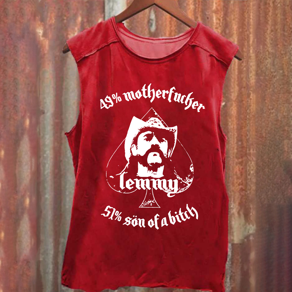 Motörhead Vintage Washed Lemmy Motorhead Tank Top