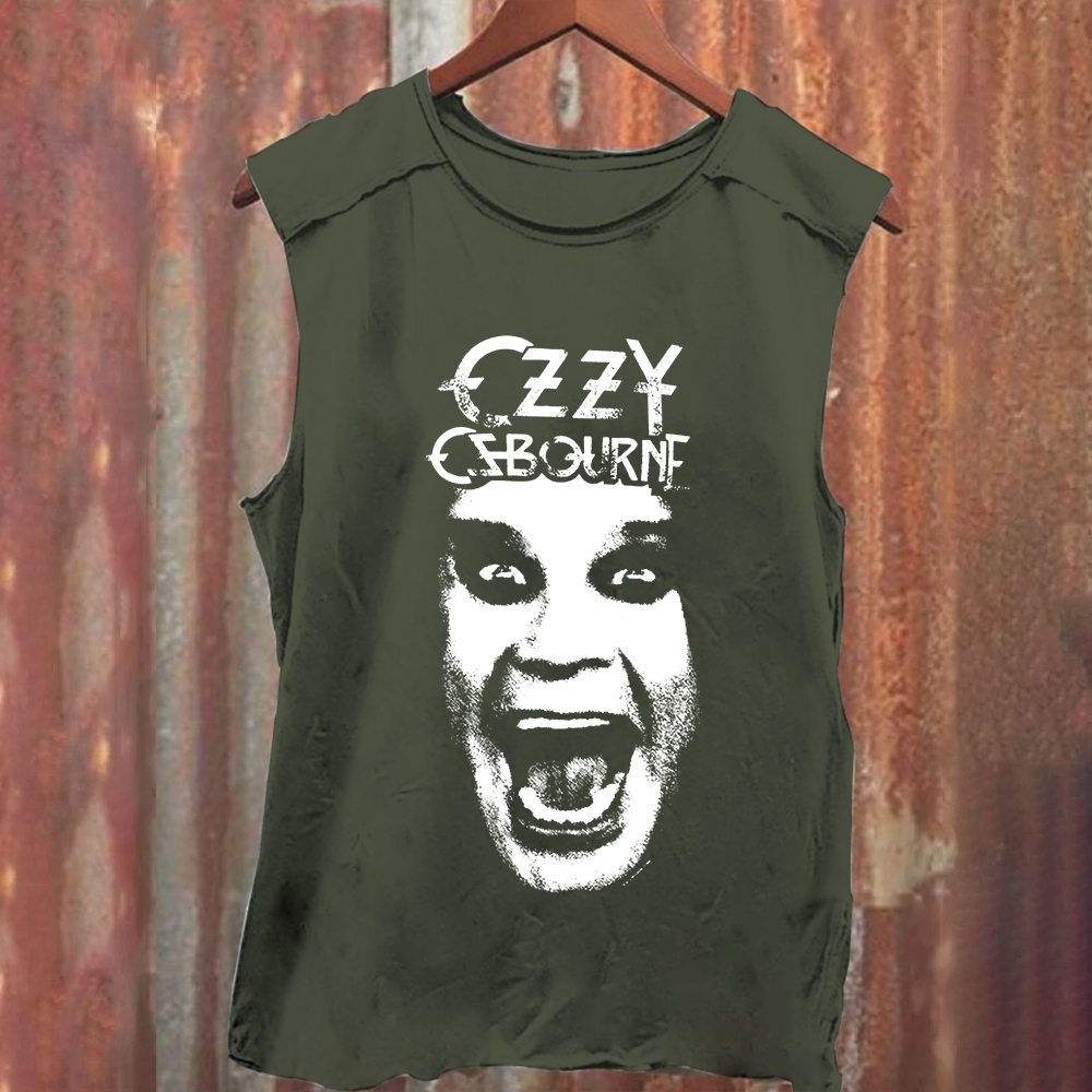 Unisex Vintage Washed  Ozzy Osbourne Tank Top