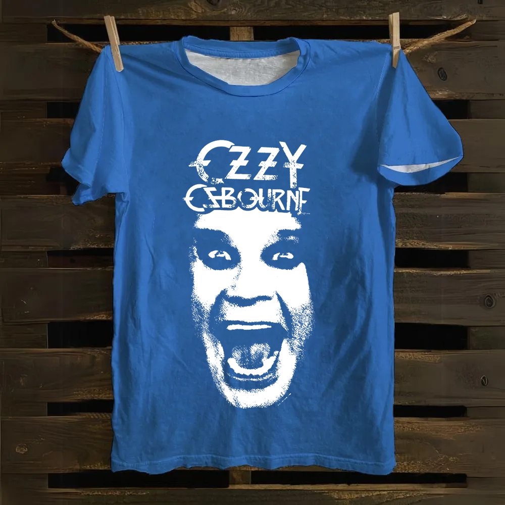 Unisex Vintage  Ozzy Osbourne Cotton T-Shirt