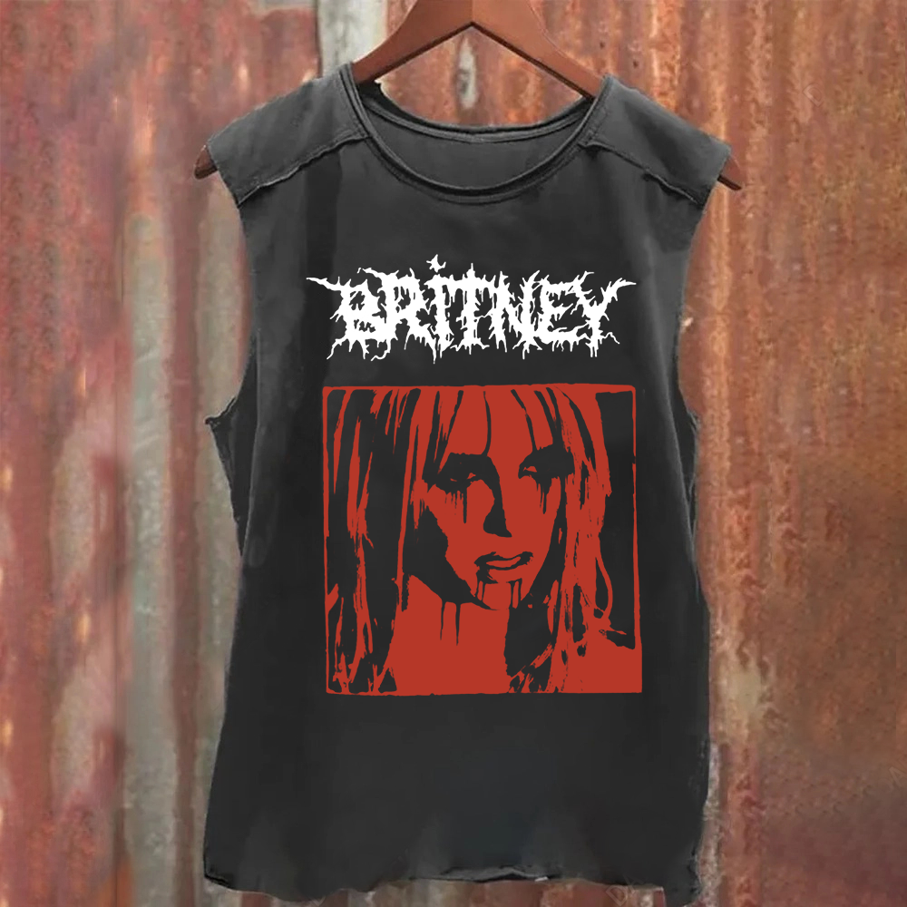 Britney Singer Washed Tank Top