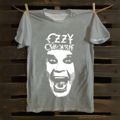 Unisex Vintage  Ozzy Osbourne Cotton T-Shirt