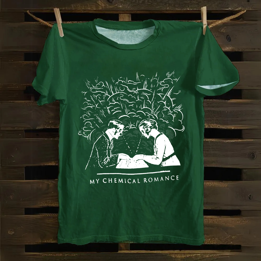 Unisex Vintage My chemical romance Band Cotton T-Shirt