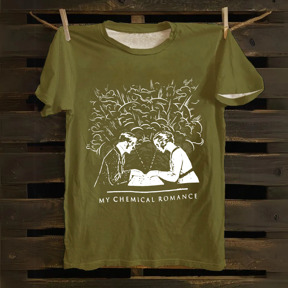 Unisex Vintage My chemical romance Band Cotton T-Shirt