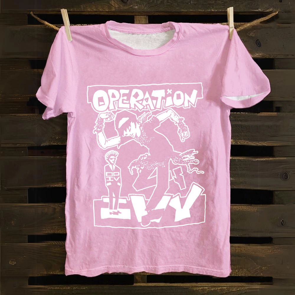 Unisex Vintage  Operation Ivy Band Cotton T-Shirt