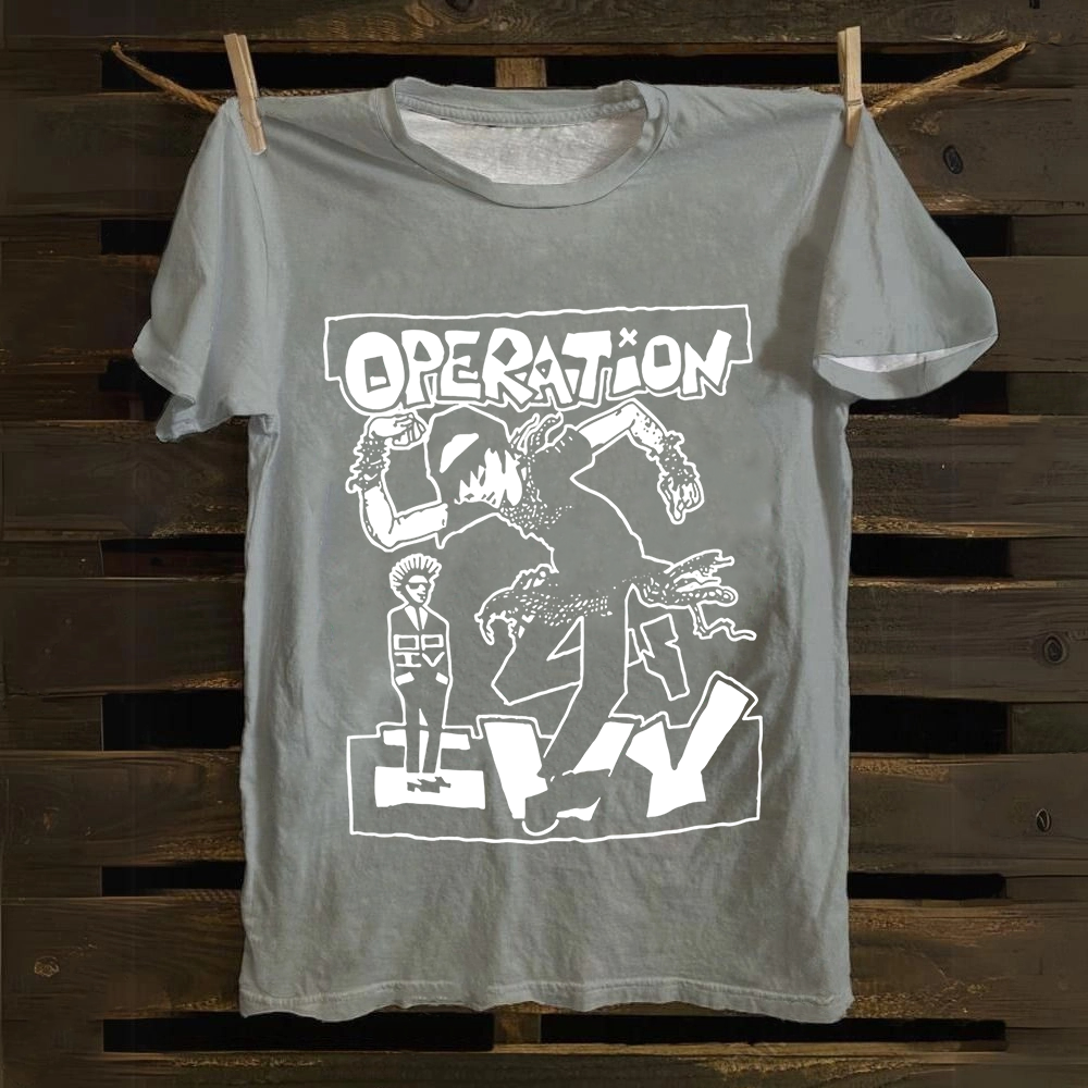 Unisex Vintage  Operation Ivy Band Cotton T-Shirt