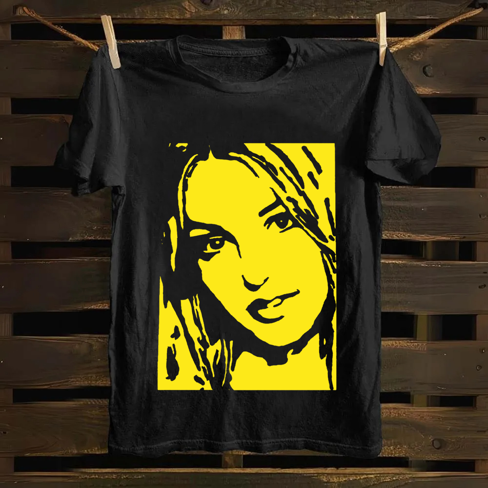 Unisex Vintage  Britney Singer  Cotton T-Shirt