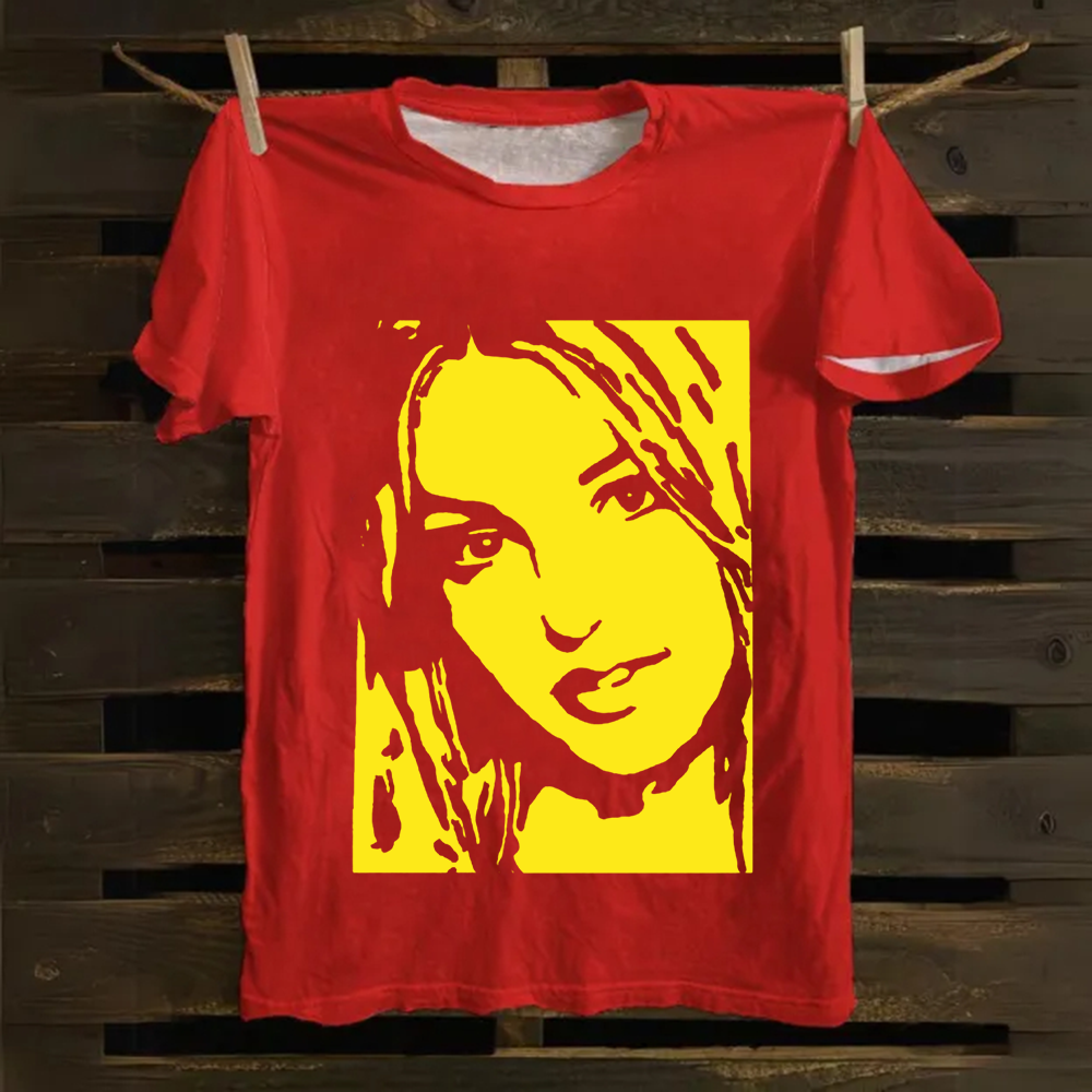 Unisex Vintage  Britney Singer  Cotton T-Shirt