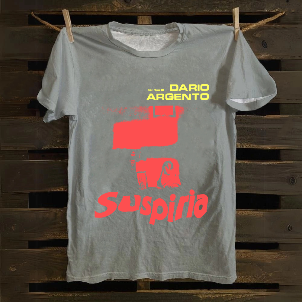 Unisex Vintage Suspiria Horror Movie Cotton T-Shirt