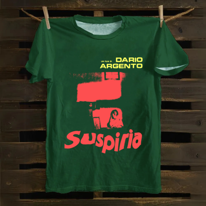 Unisex Vintage Suspiria Horror Movie Cotton T-Shirt