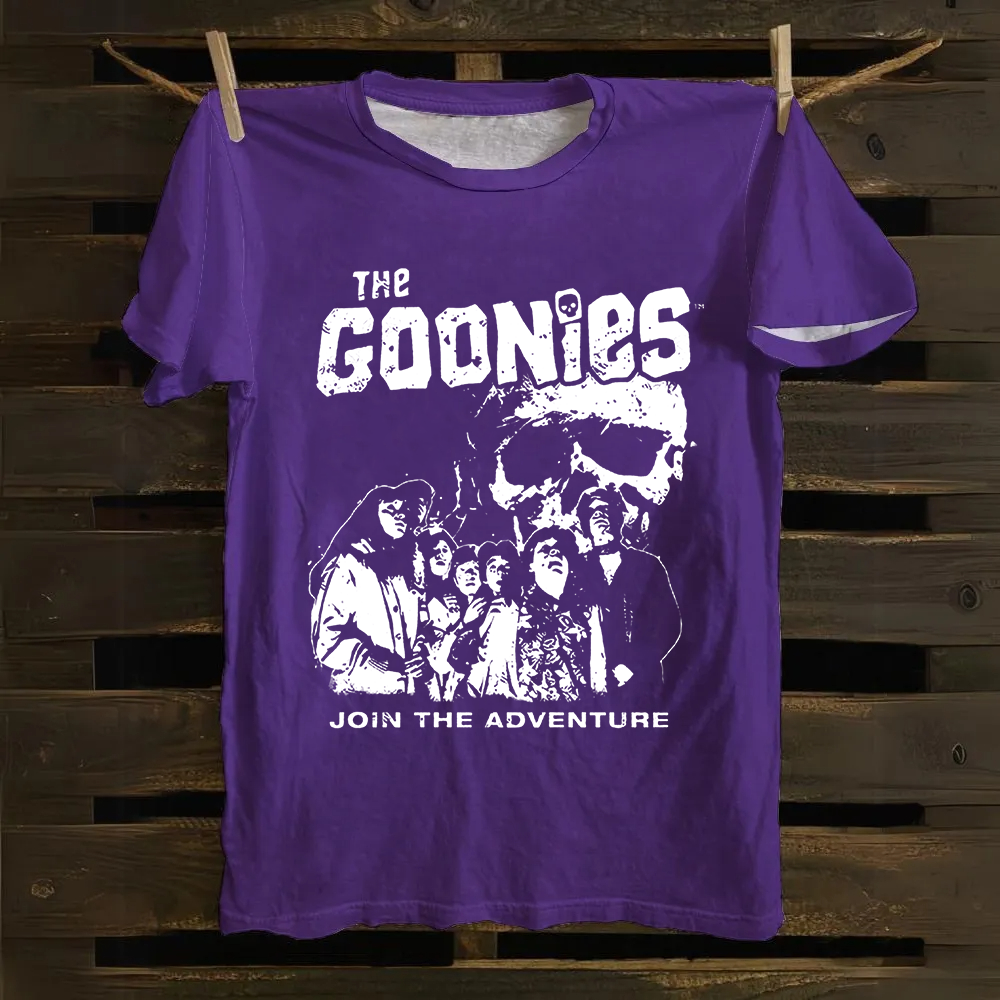 Unisex Vintage  The Goonies Movie Cotton T-Shirt