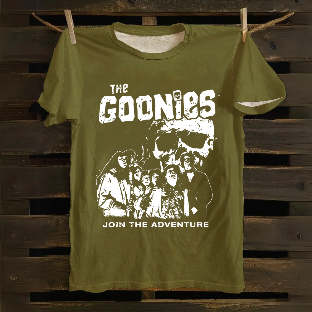 Unisex Vintage  The Goonies Movie Cotton T-Shirt