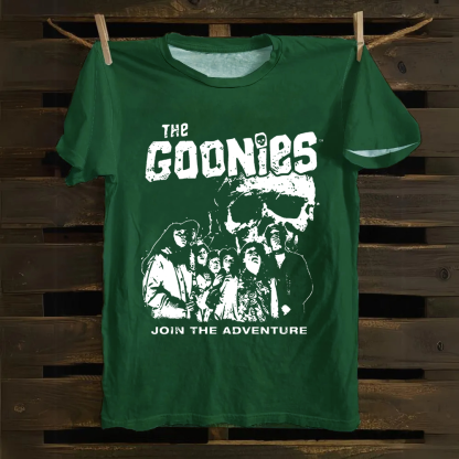 Unisex Vintage  The Goonies Movie Cotton T-Shirt