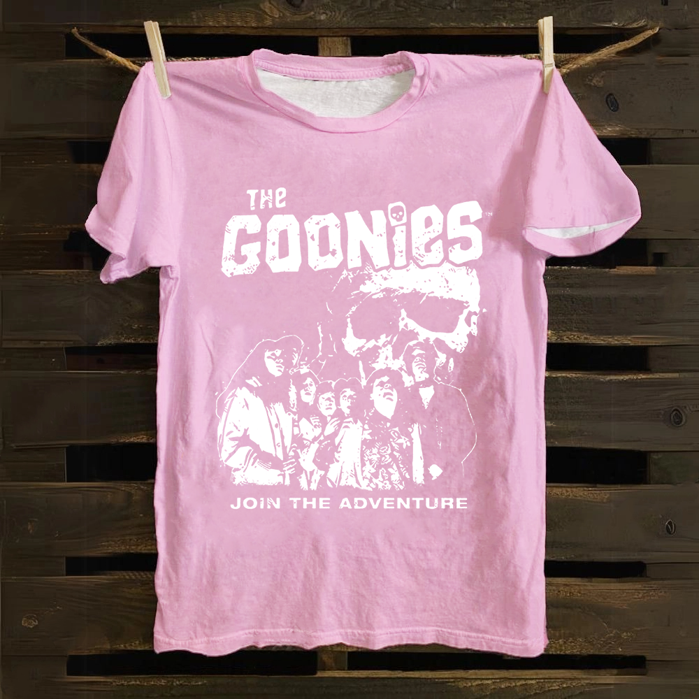Unisex Vintage  The Goonies Movie Cotton T-Shirt