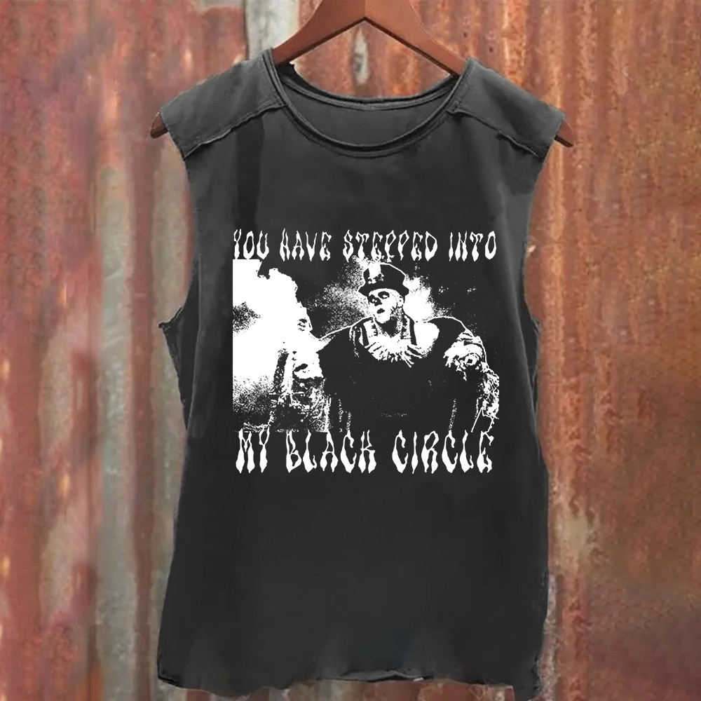 Unisex Vintage Washed  Papa Shango Wrestler  Wrestling  Tank Top