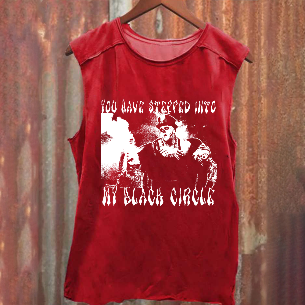 Unisex Vintage Washed  Papa Shango Wrestler  Wrestling  Tank Top