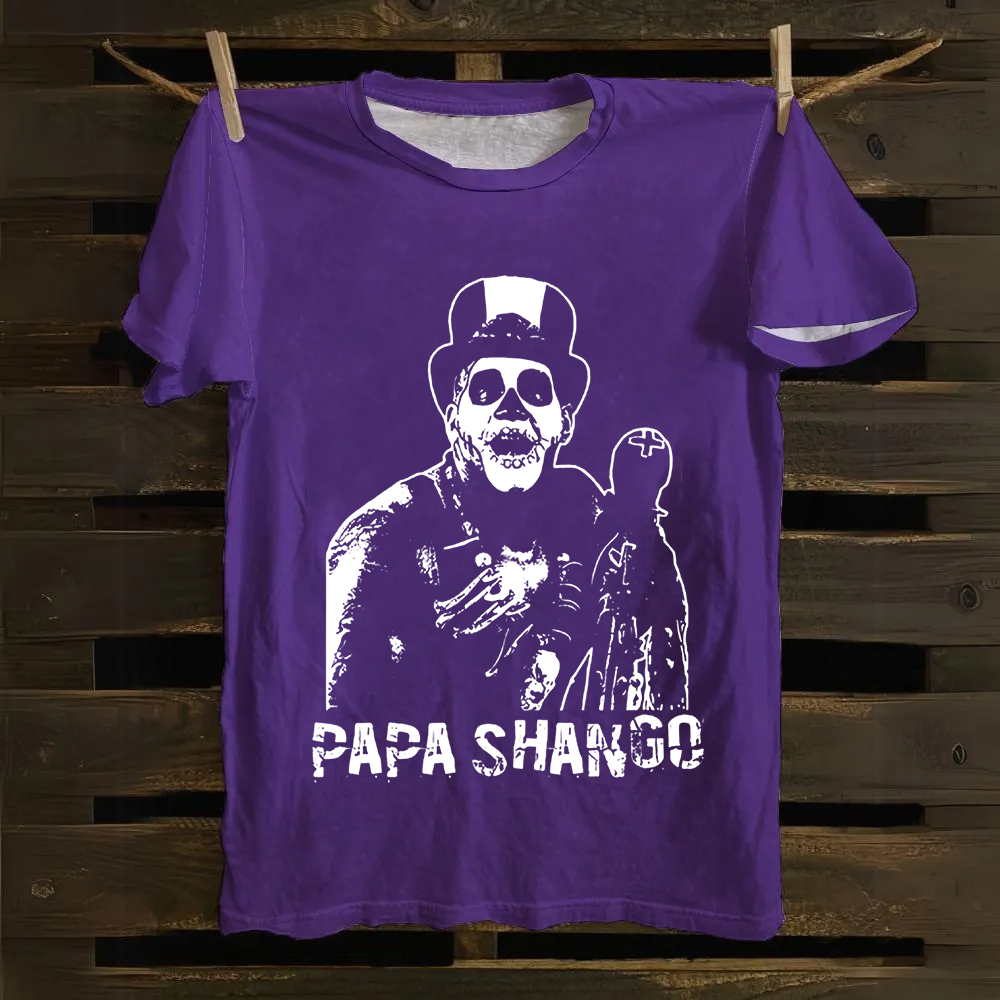 Unisex Vintage Papa Shango Wrestler  Wrestling Cotton T-Shirt