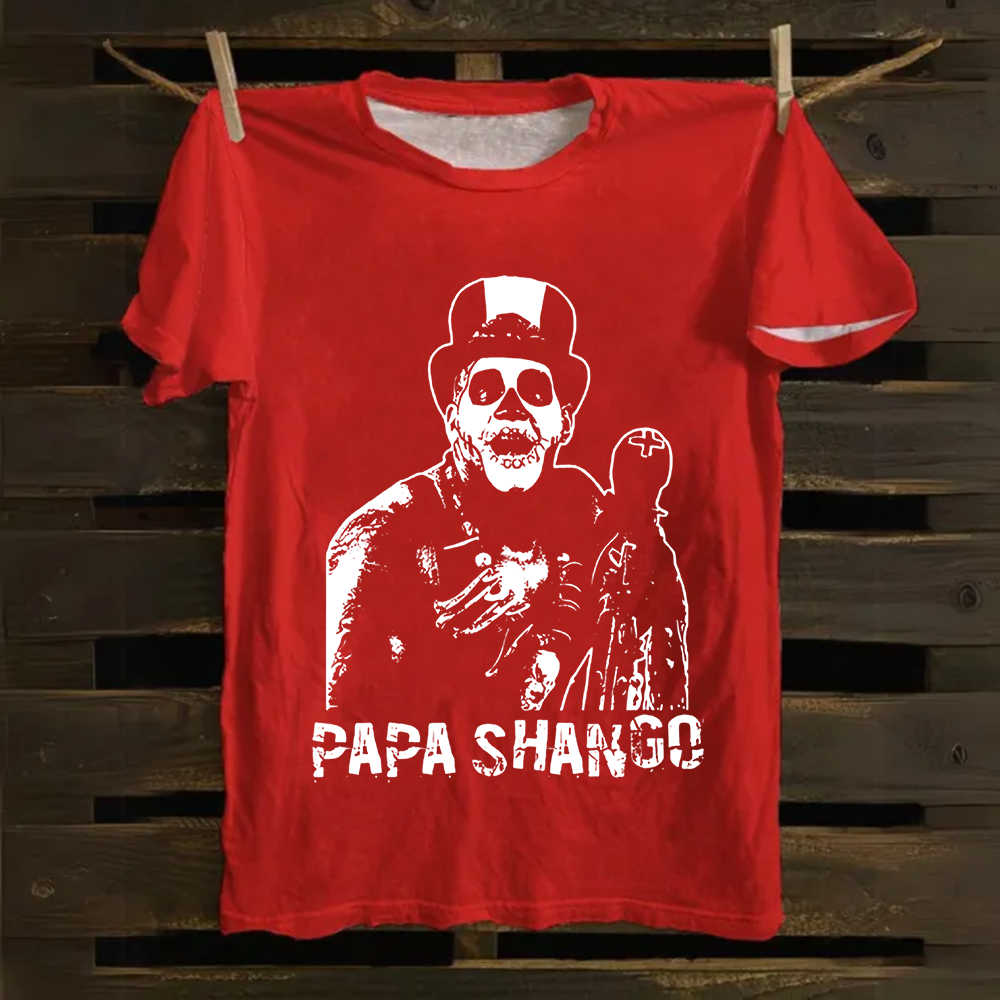Unisex Vintage Papa Shango Wrestler  Wrestling Cotton T-Shirt