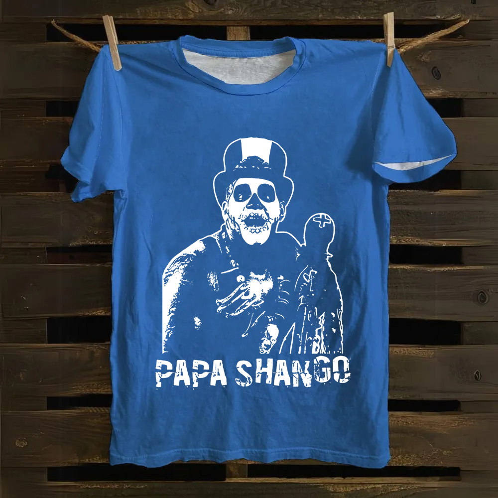 Unisex Vintage Papa Shango Wrestler  Wrestling Cotton T-Shirt