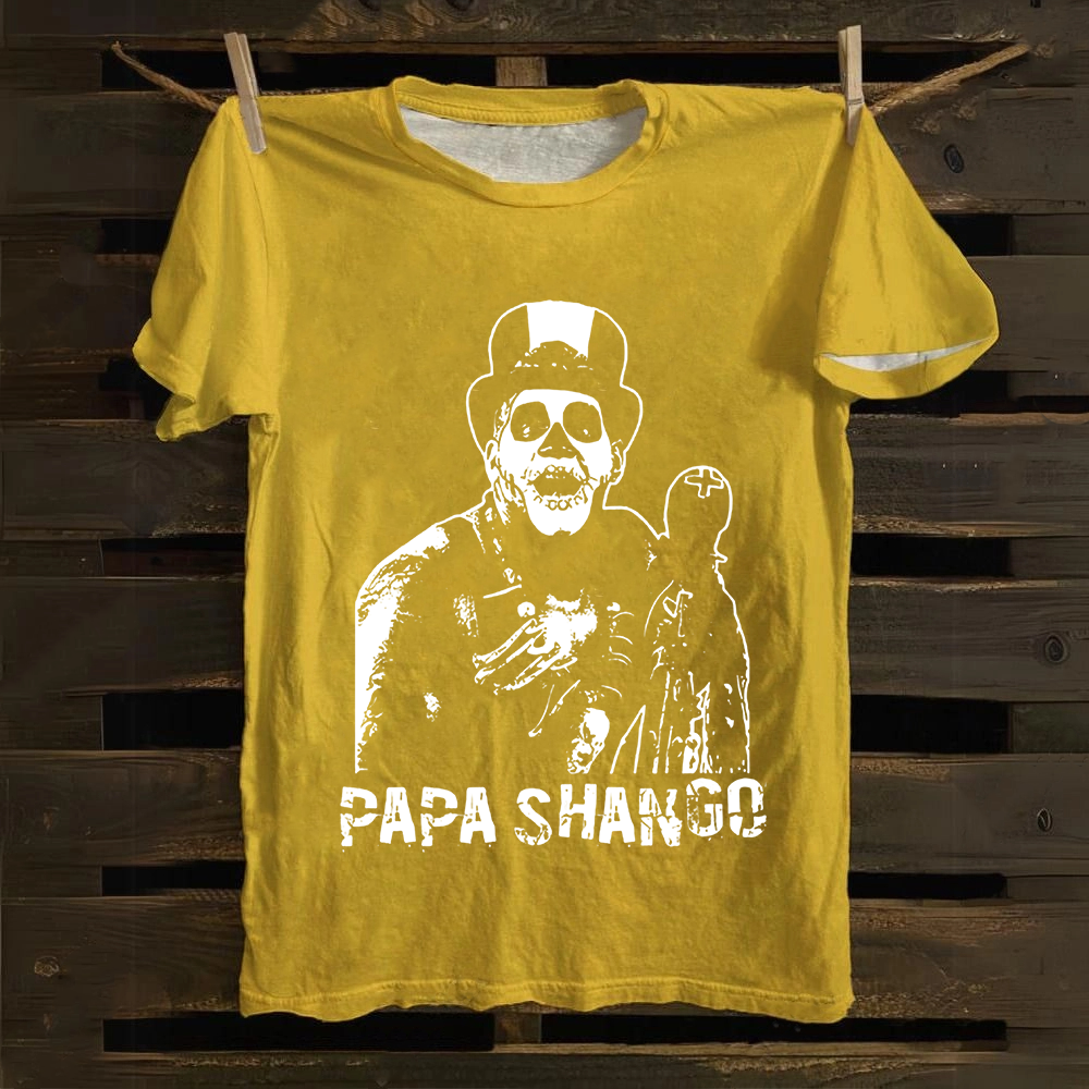 Unisex Vintage Papa Shango Wrestler  Wrestling Cotton T-Shirt
