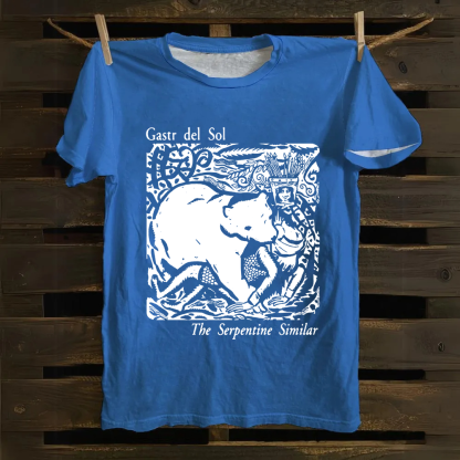 Unisex Vintage  Gastr del Sol Band Cotton T-Shirt