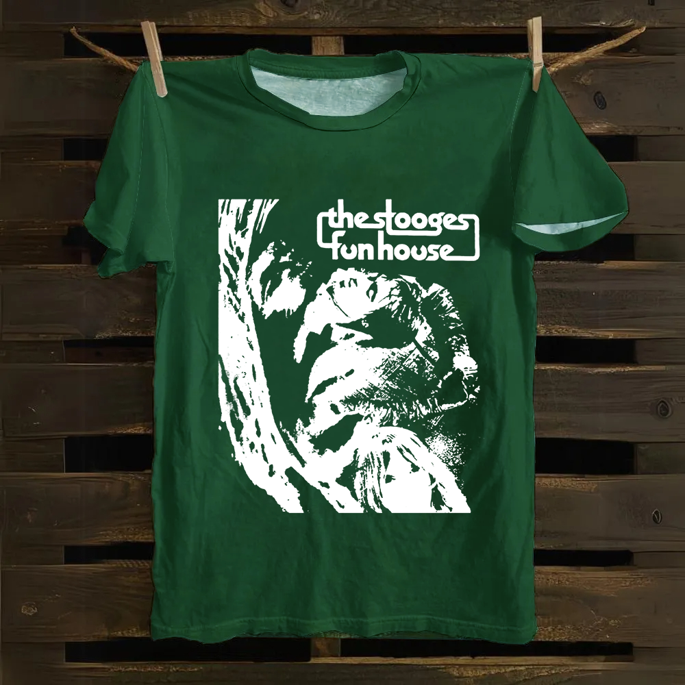 Unisex Vintage The Stooges Band Fun House Songs Cotton T-Shirt