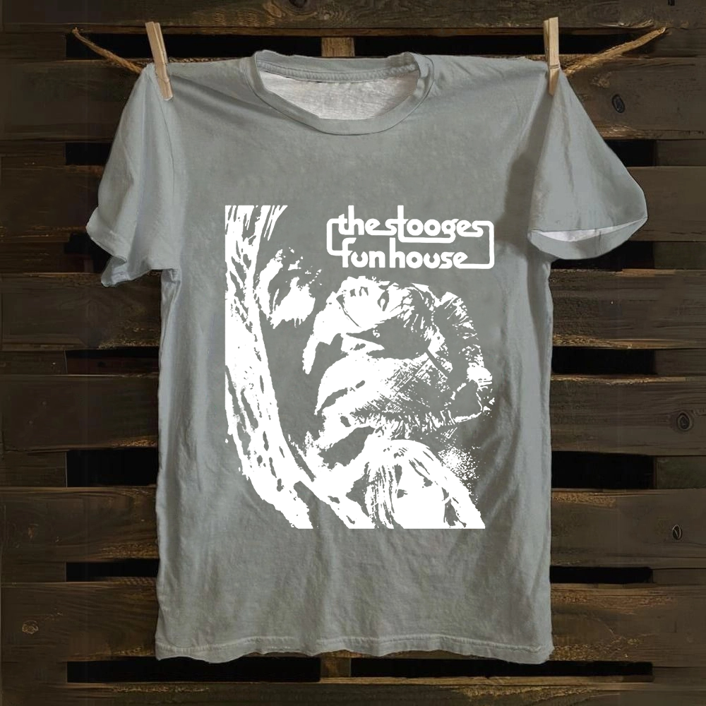 Unisex Vintage The Stooges Band Fun House Songs Cotton T-Shirt