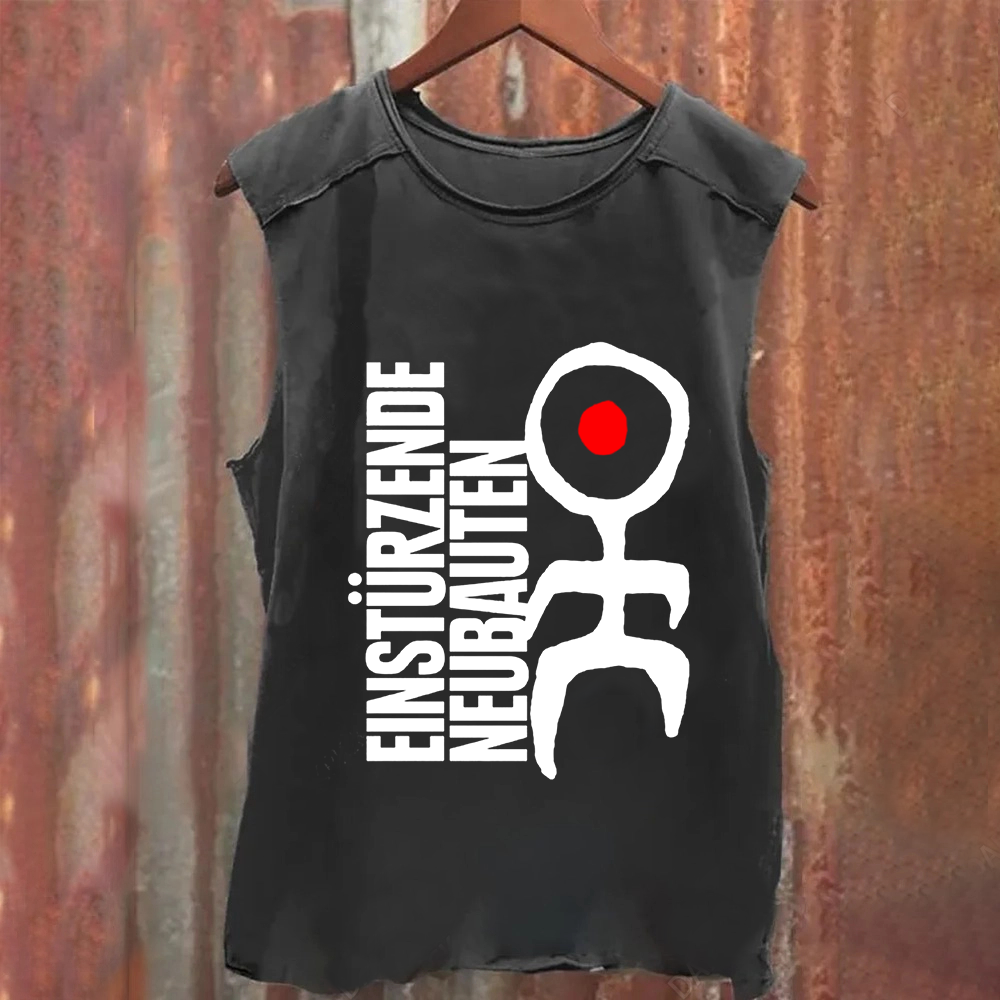 Unisex Vintage Washed Einstürzende Neubauten Band  Tank Top